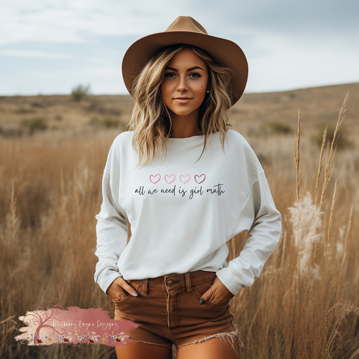 All We Need Is Girl Math Sweatshirt