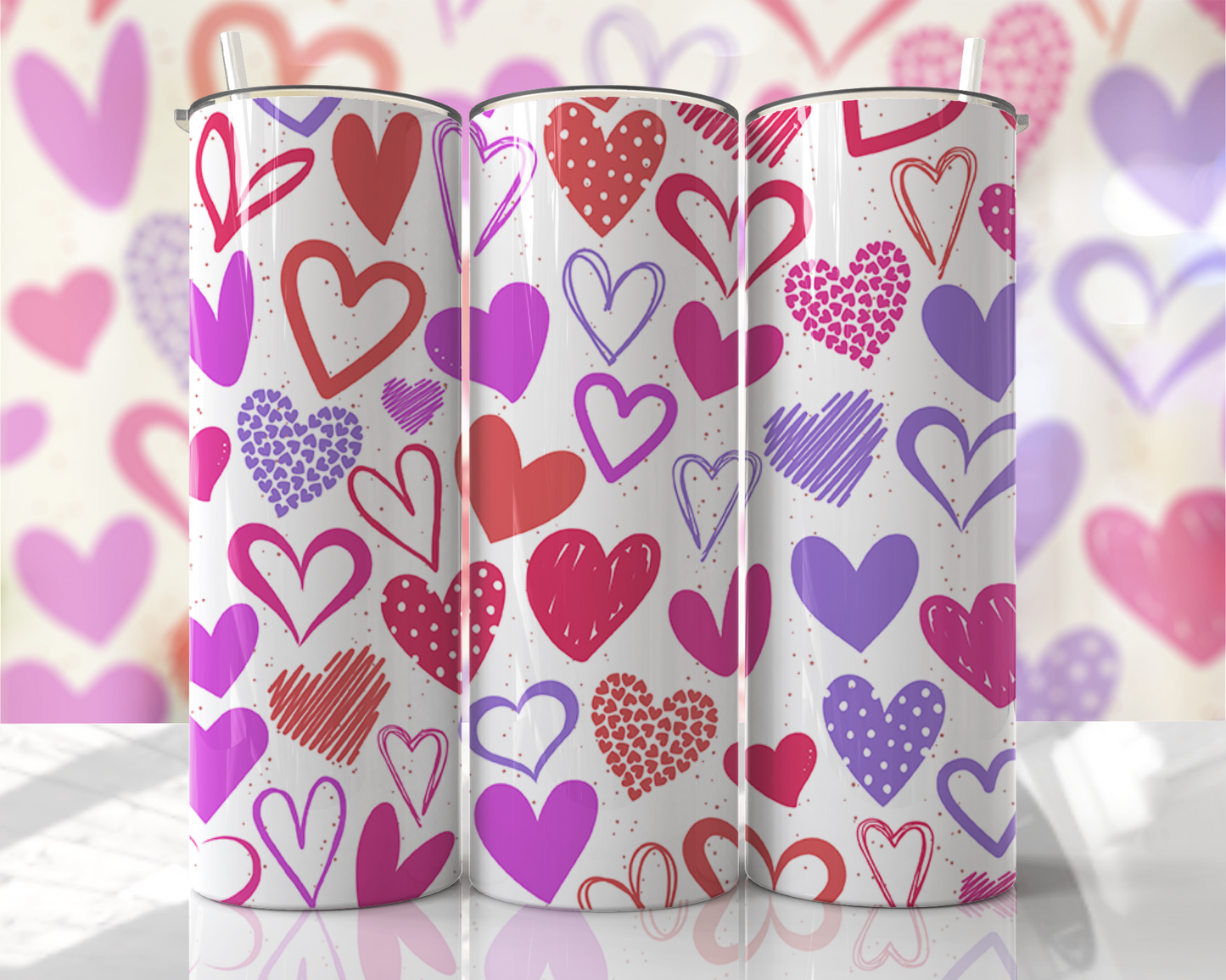 Valentine’s Day Skinny Tumbler