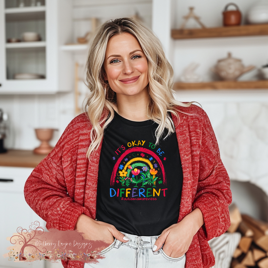 It’s Okay To Be Different Autism T-Shirt | Autism Awareness