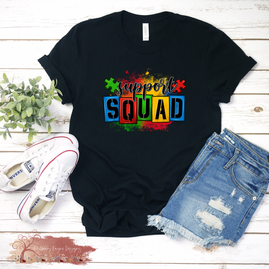 Autism T-Shirt | Support Squad