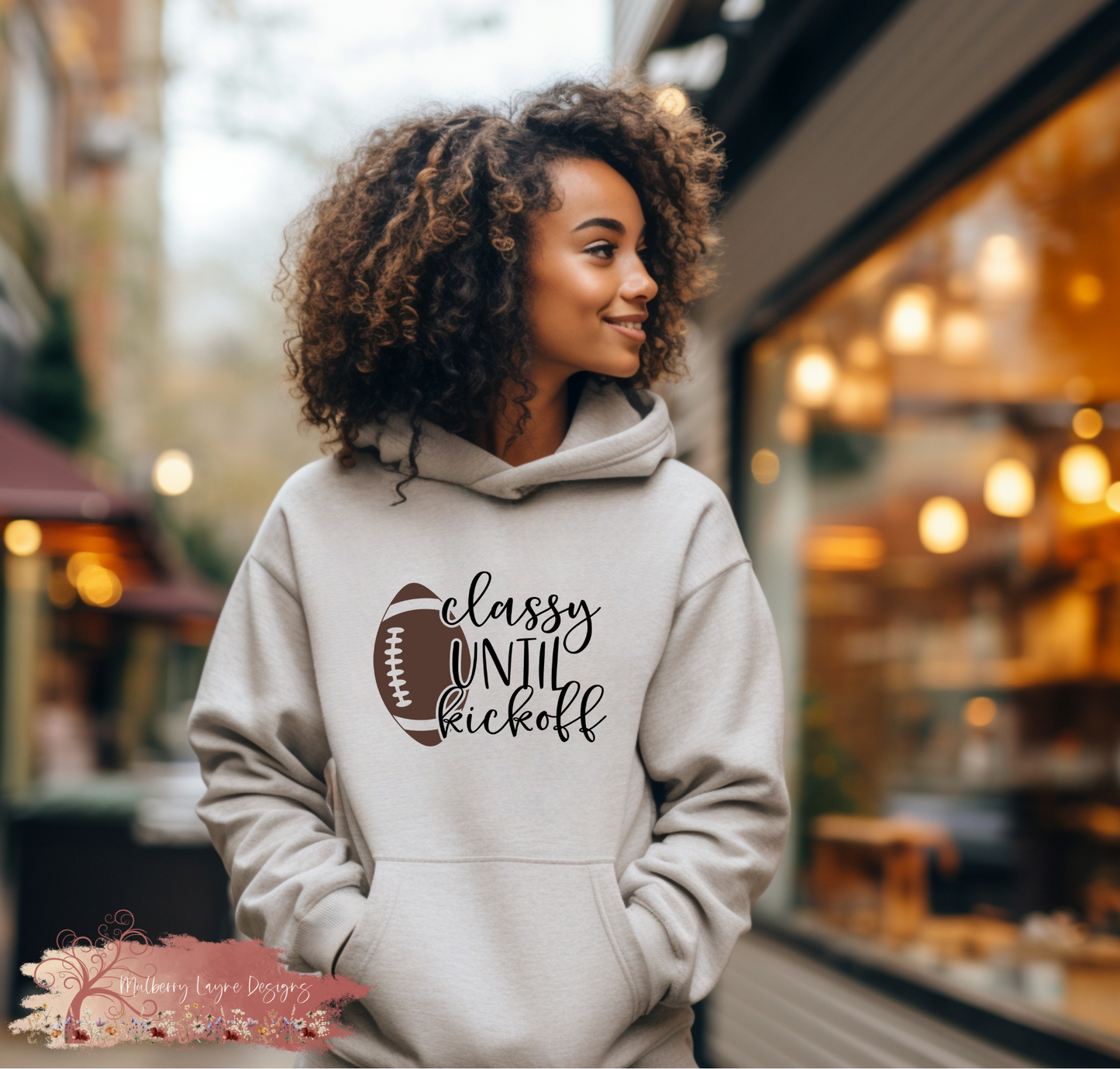 Classy Until Kickoff Hoodie