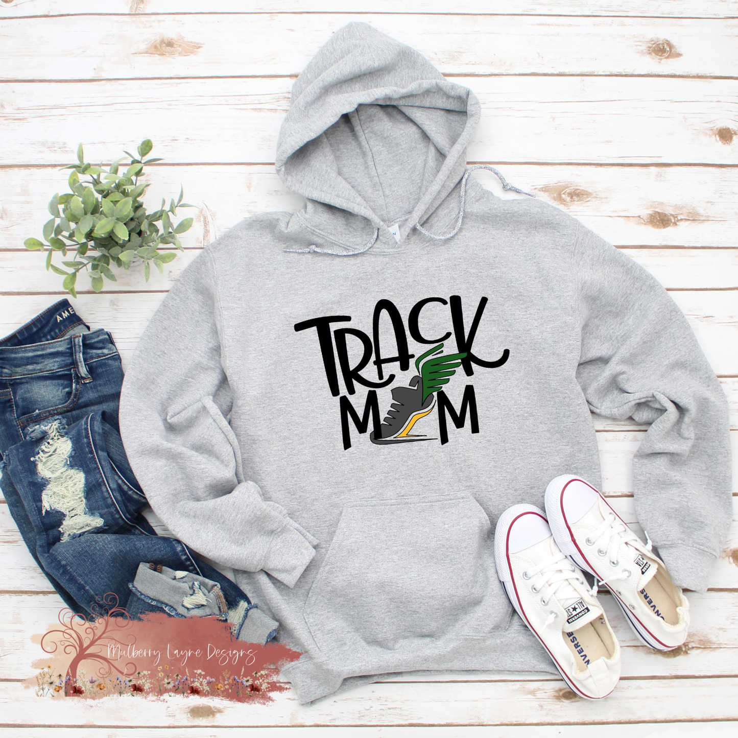 Track Mom Hoodie