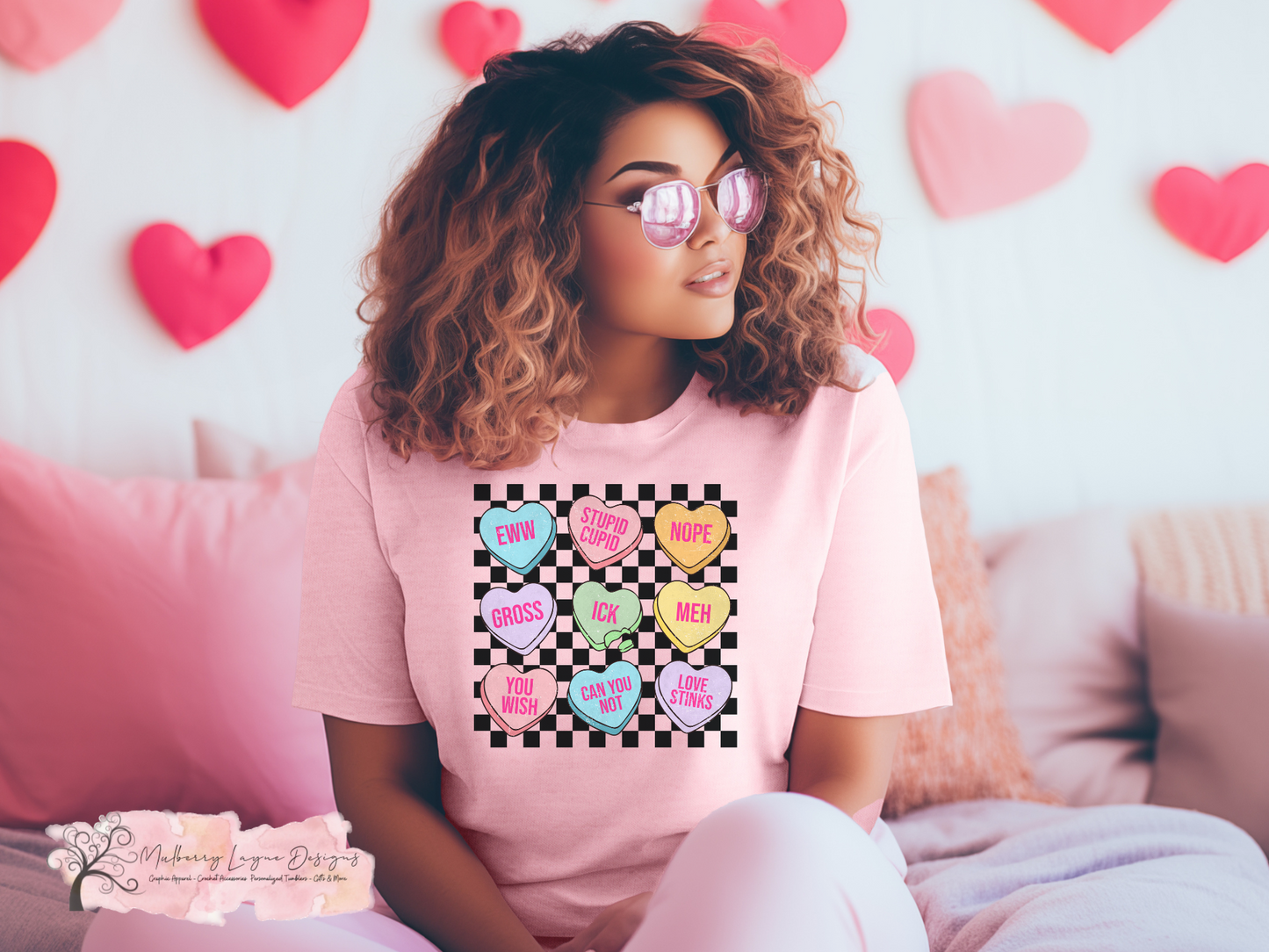 Anti Valentine’s Day Candy Heart Shirt