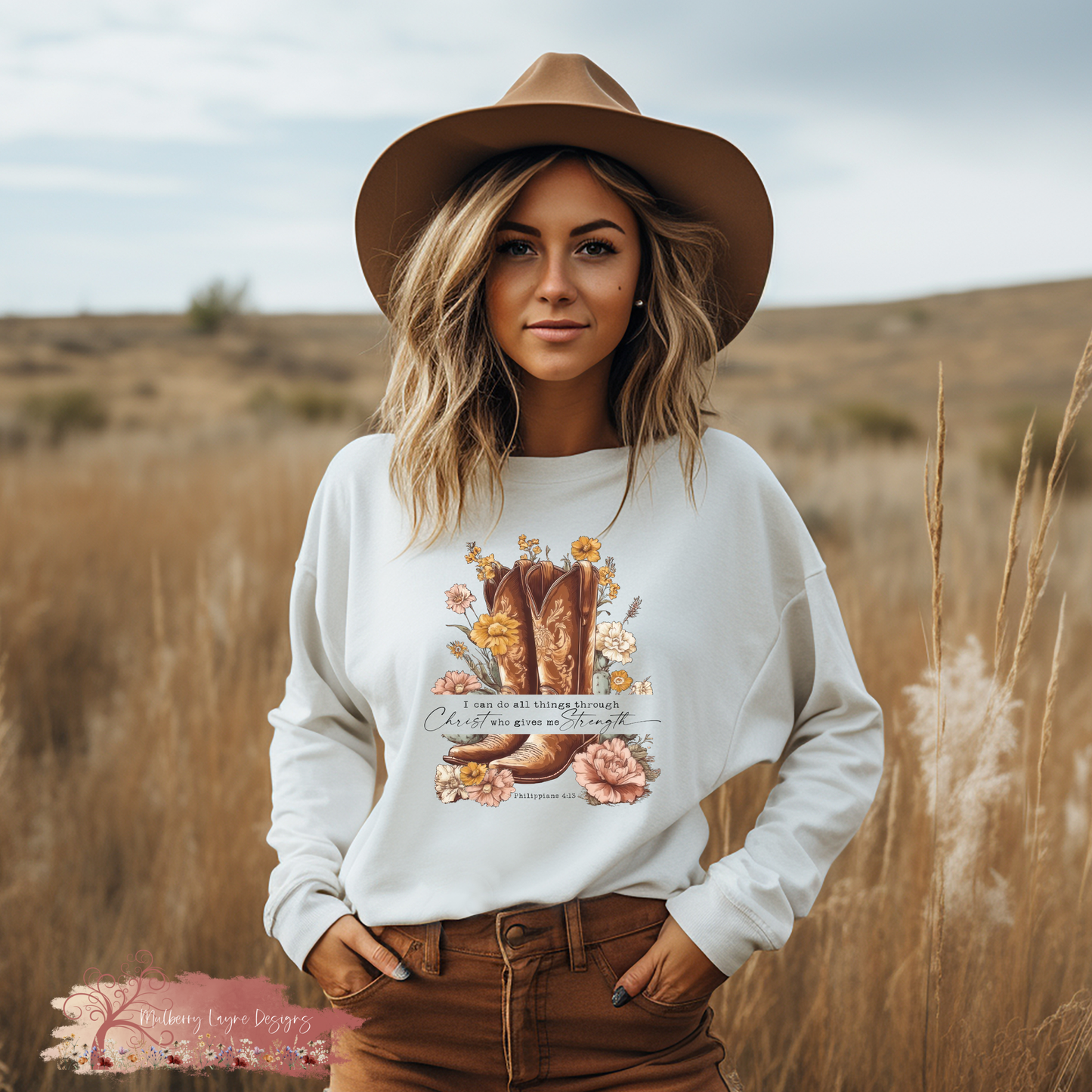 I Can Do All Things Through Christ Who Strengthens Me Crewneck