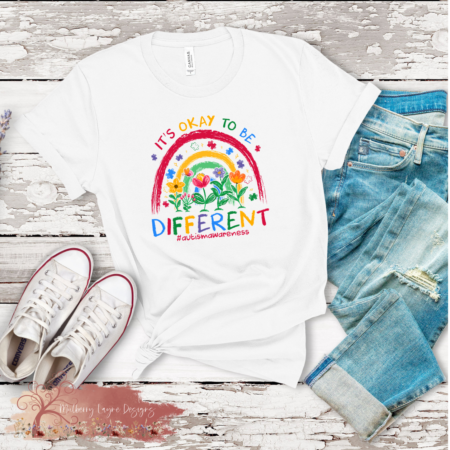 It’s Okay To Be Different Autism T-Shirt | Autism Awareness