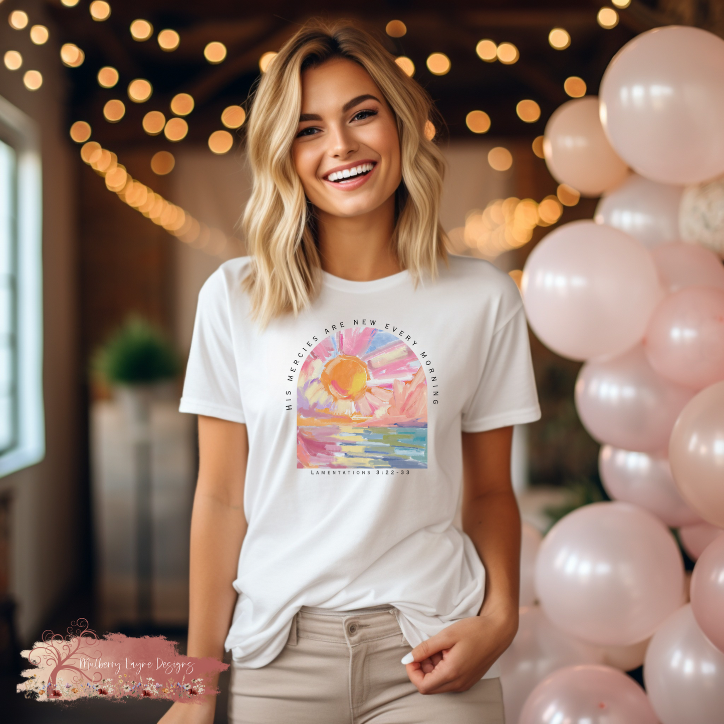 His Mercies Are New Every Morning Tee / Christian T-Shirt