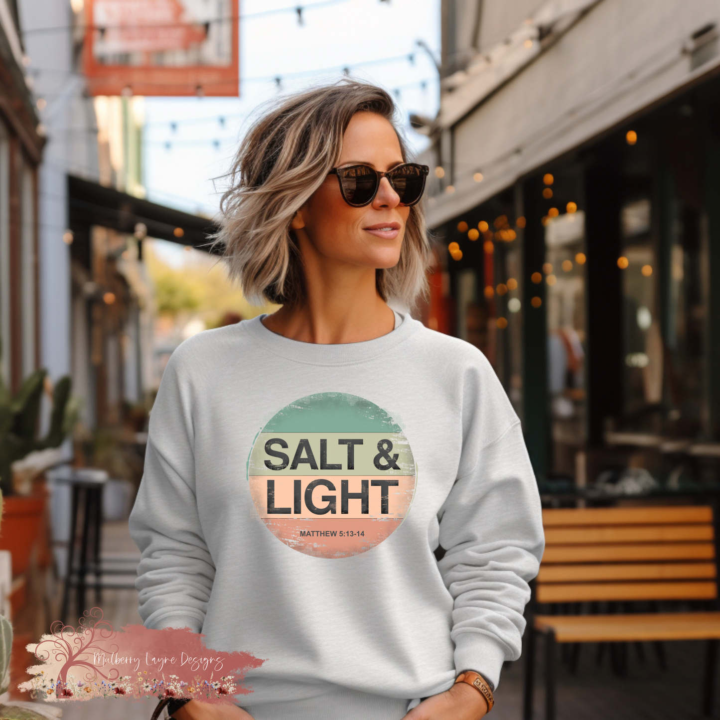 Salt & Light Sweatshirt | Christian Sweatshirt