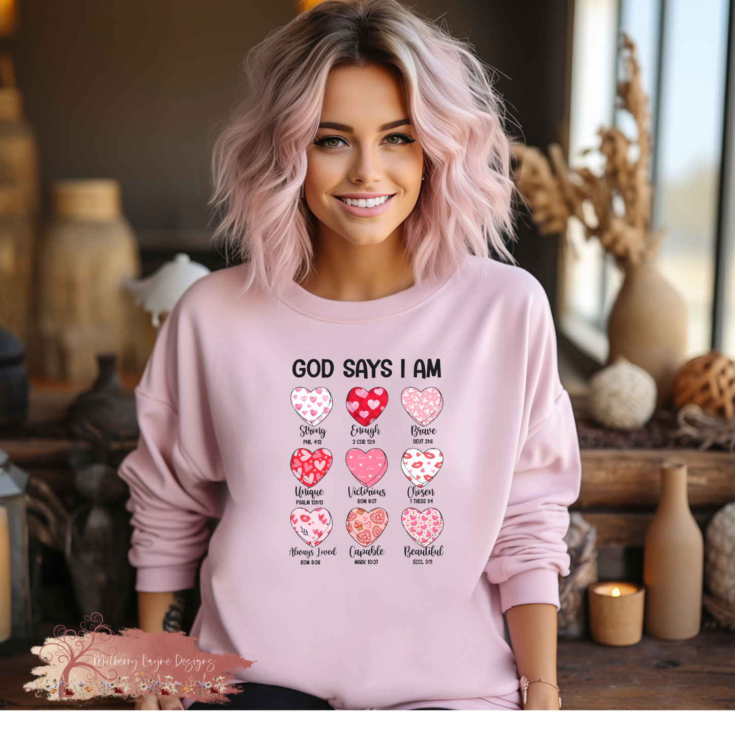 God Says That I Am Enough Sweatshirt