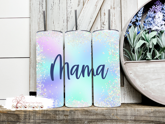 Pastel Mama Skinny Tumbler