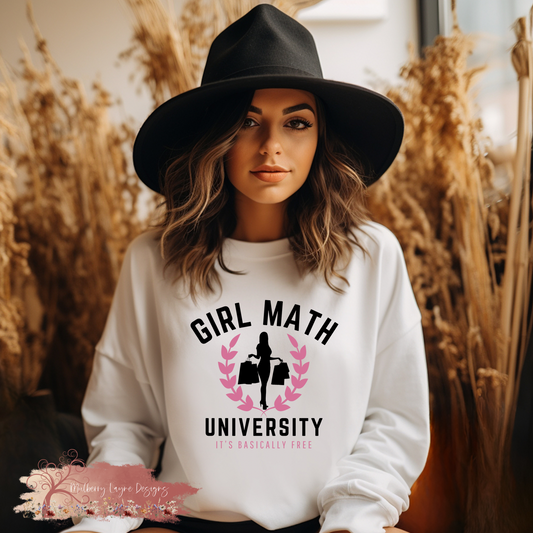 Girl Math University Sweatshirt