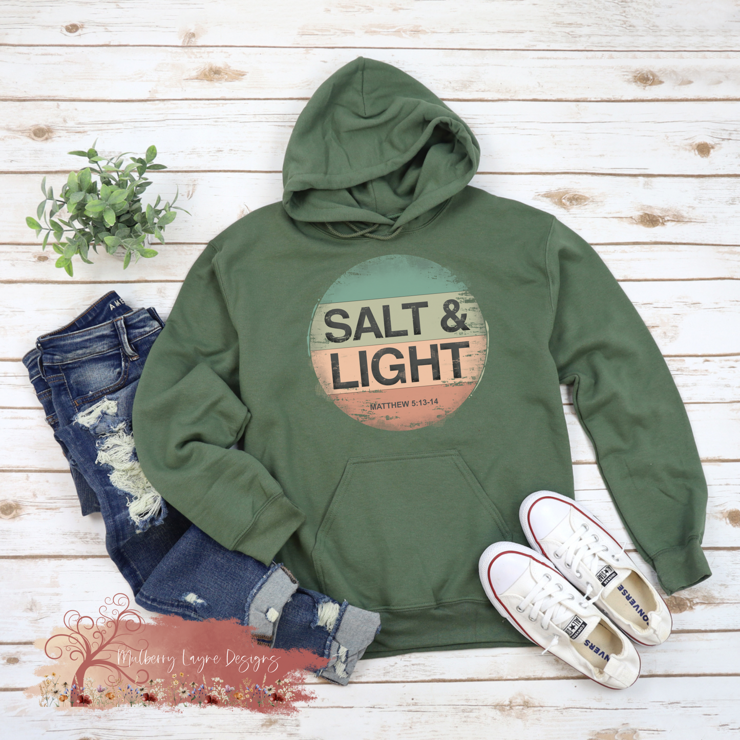 Salt & Light Hoodie  | Christian Hoodie