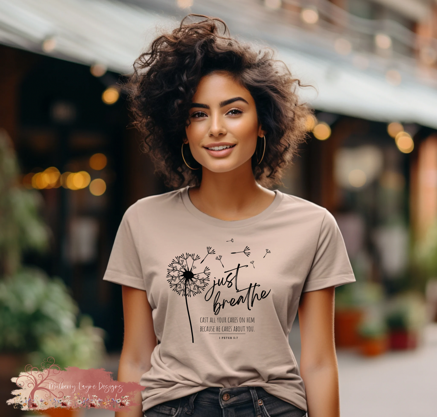 Just Breathe Dandelion T-Shirt