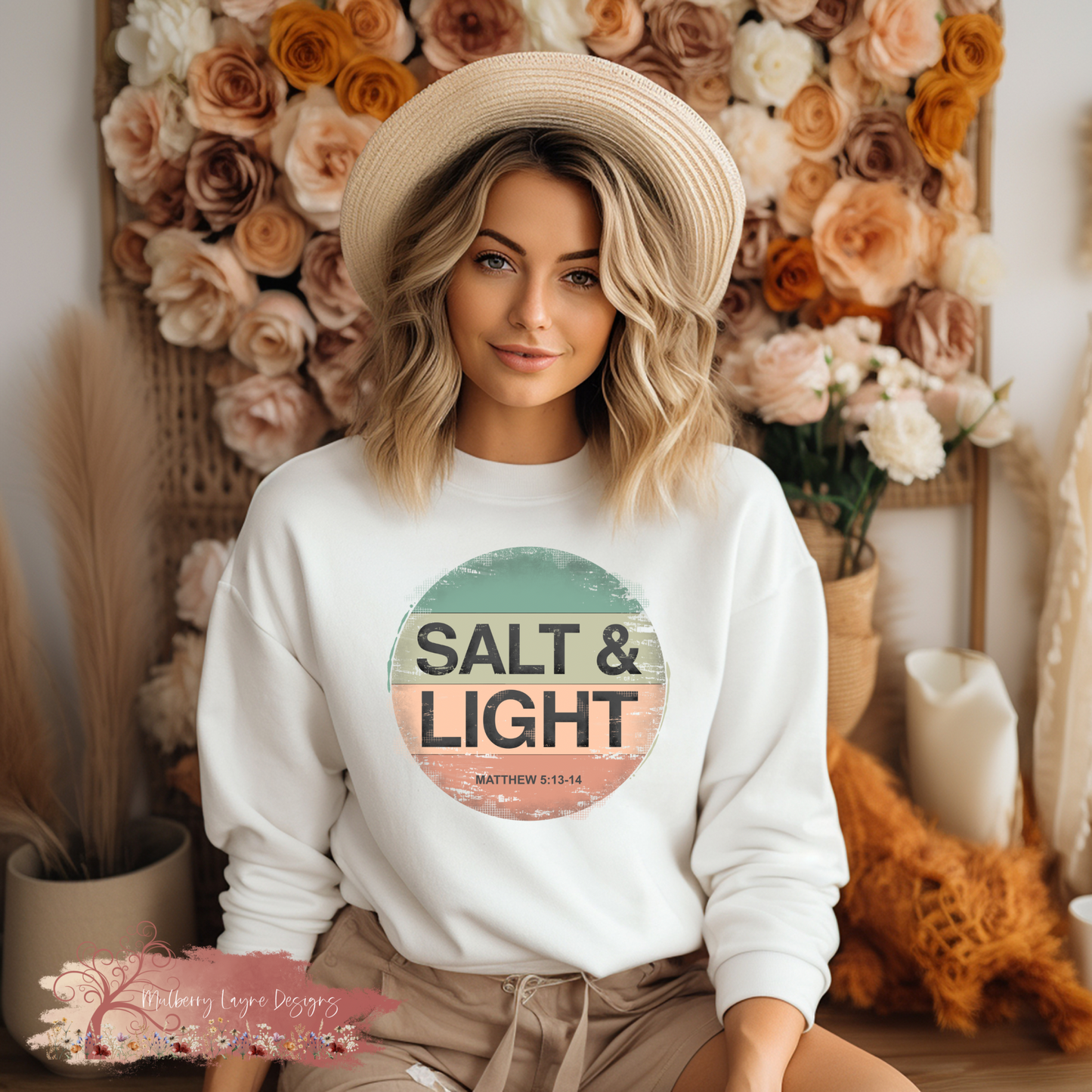 Salt & Light Sweatshirt | Christian Sweatshirt