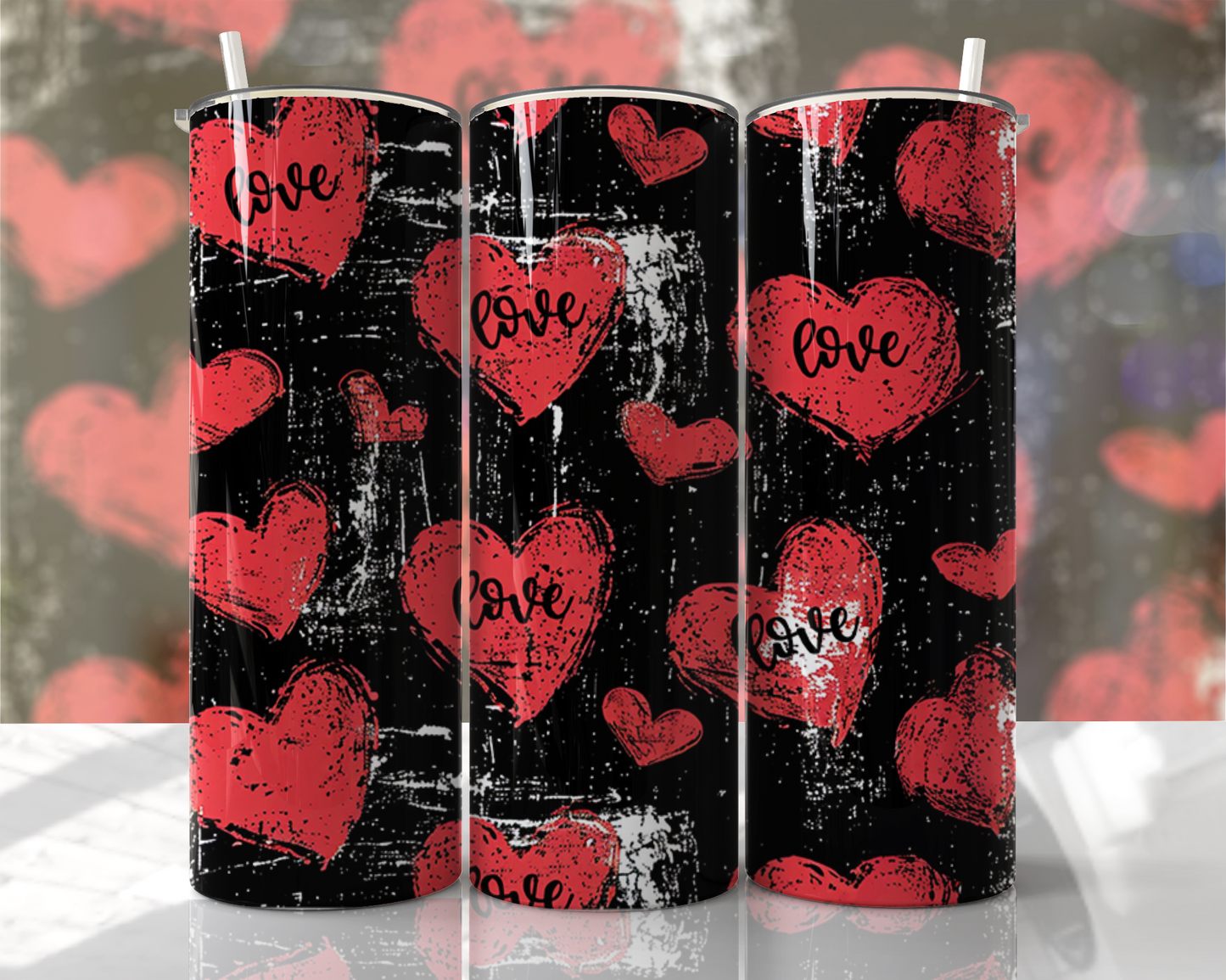 Valentine’s Day Skinny Tumbler