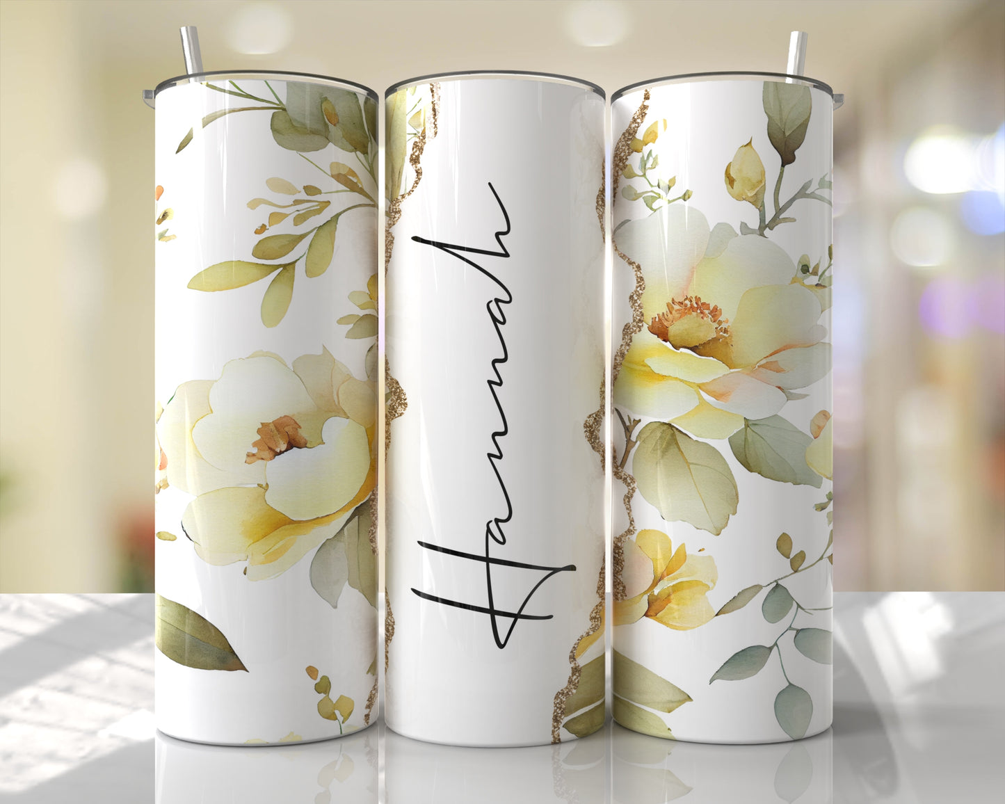 Personalized Name (Click For Color Options) Skinny Tumbler