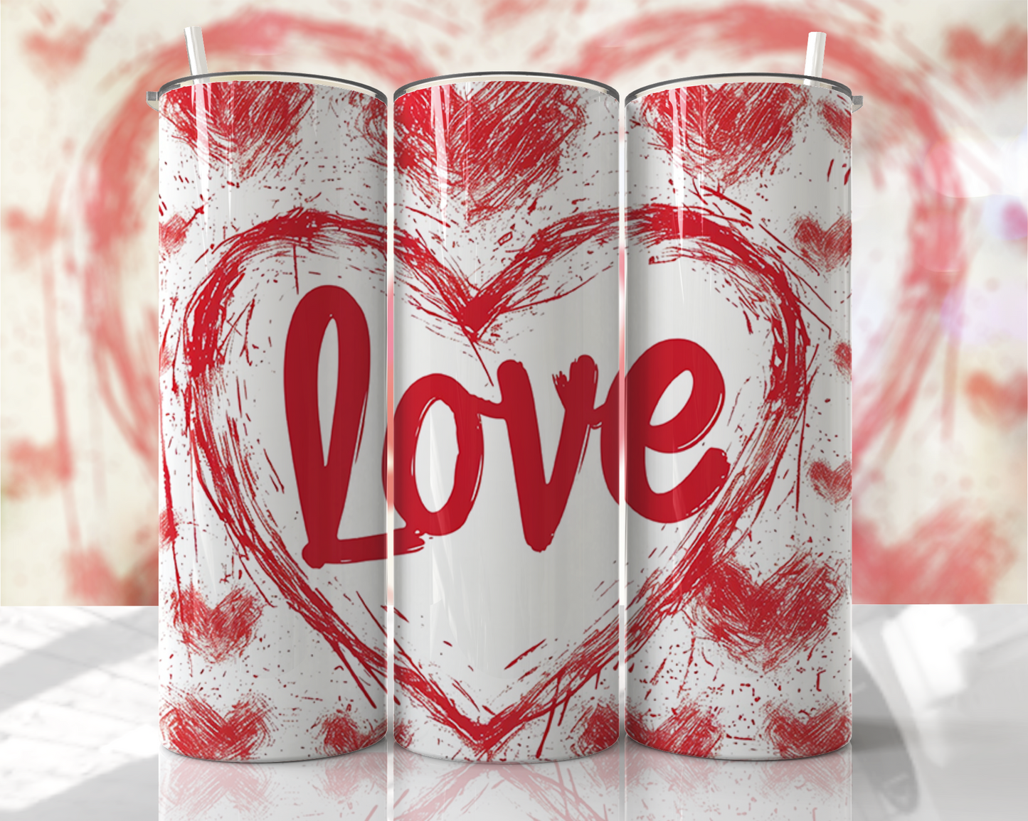 Valentine’s Day Skinny Tumbler