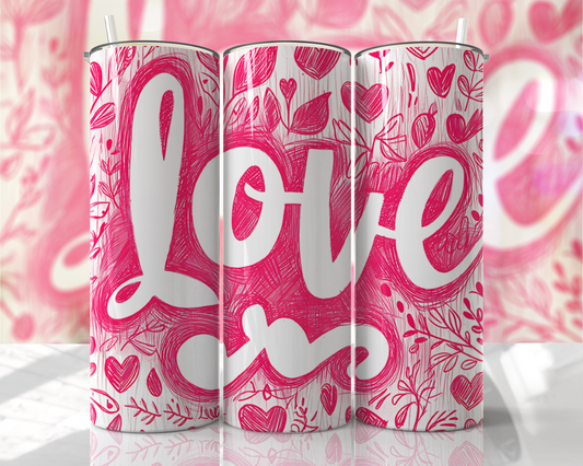 Valentine’s Day Skinny Tumbler