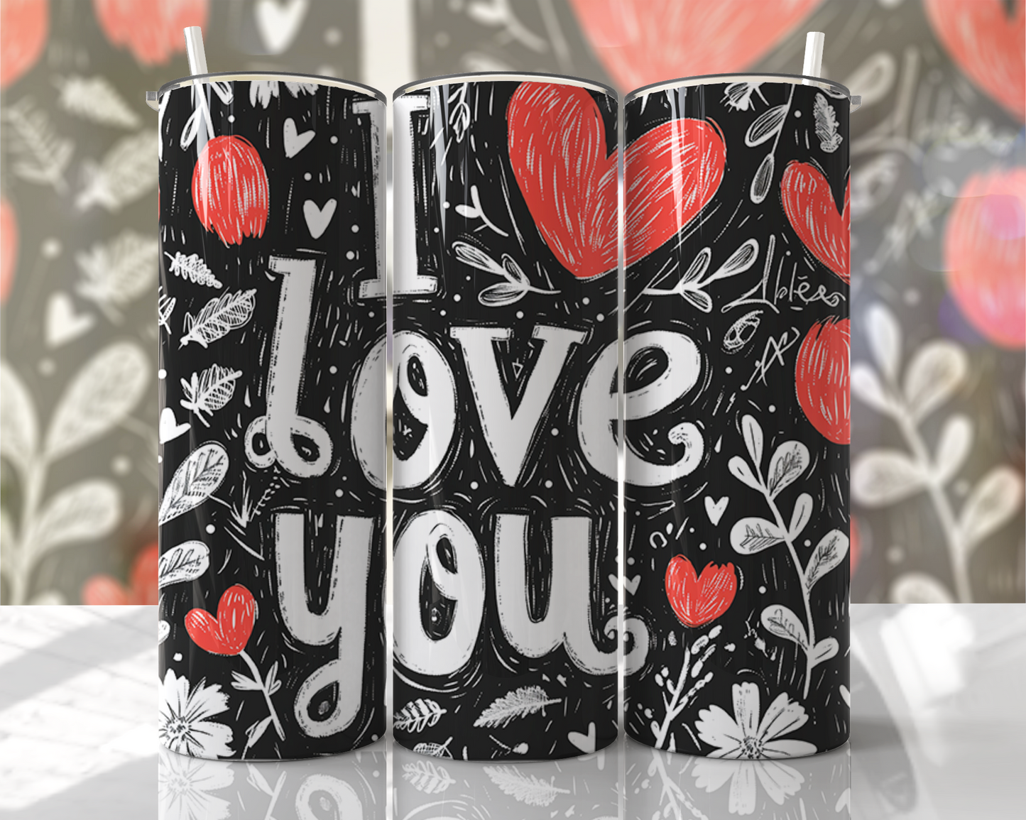 Valentine’s Day Skinny Tumbler