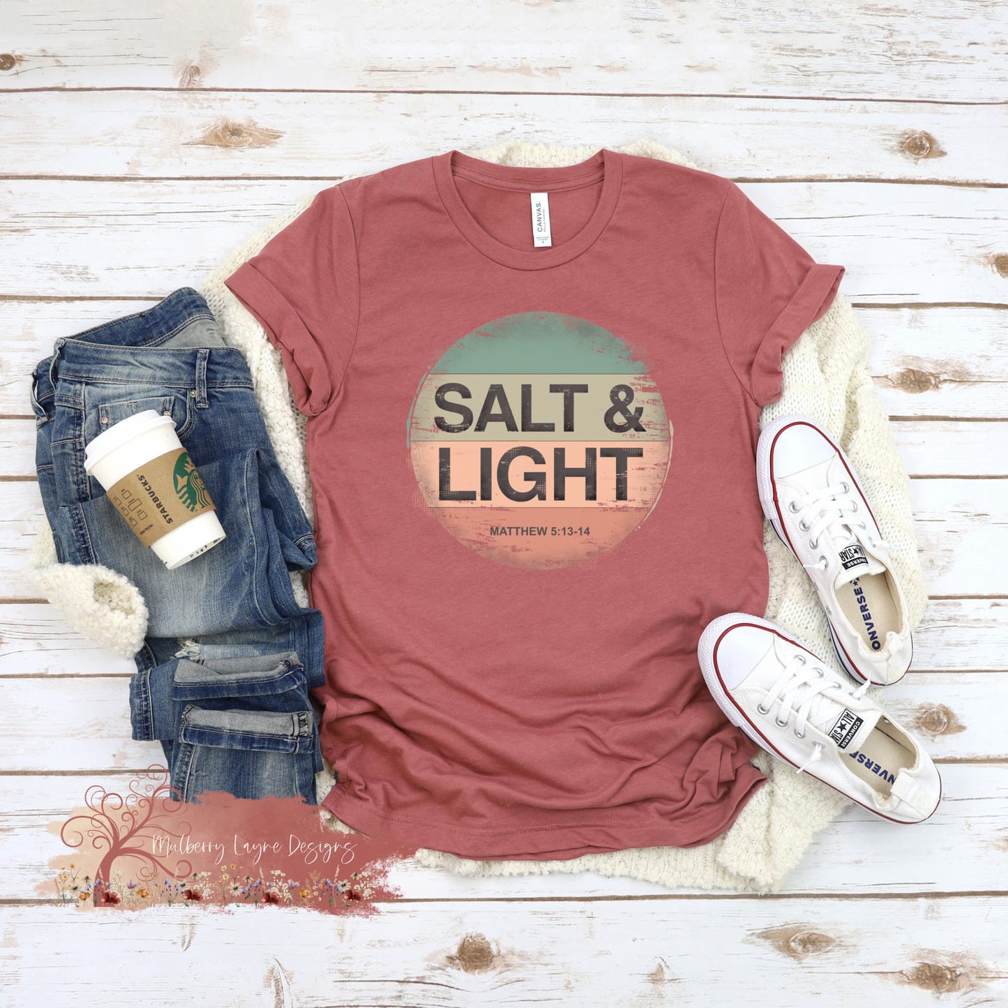 Salt & Light T-Shirt | Christian T-Shirt