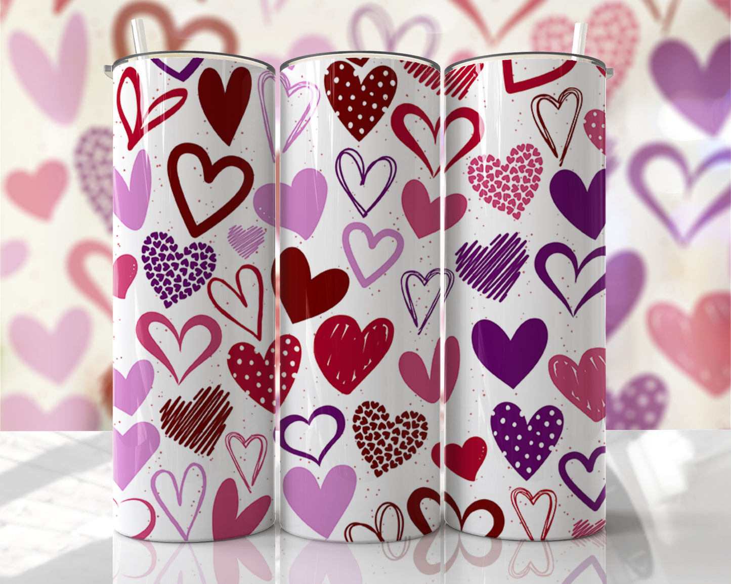 Valentine’s Day Skinny Tumbler