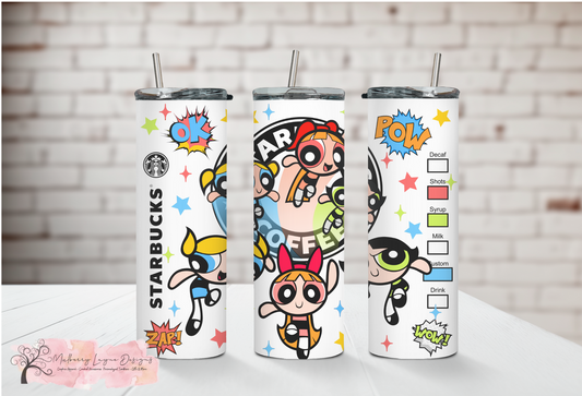 Super Hero Girls Skinny Tumbler