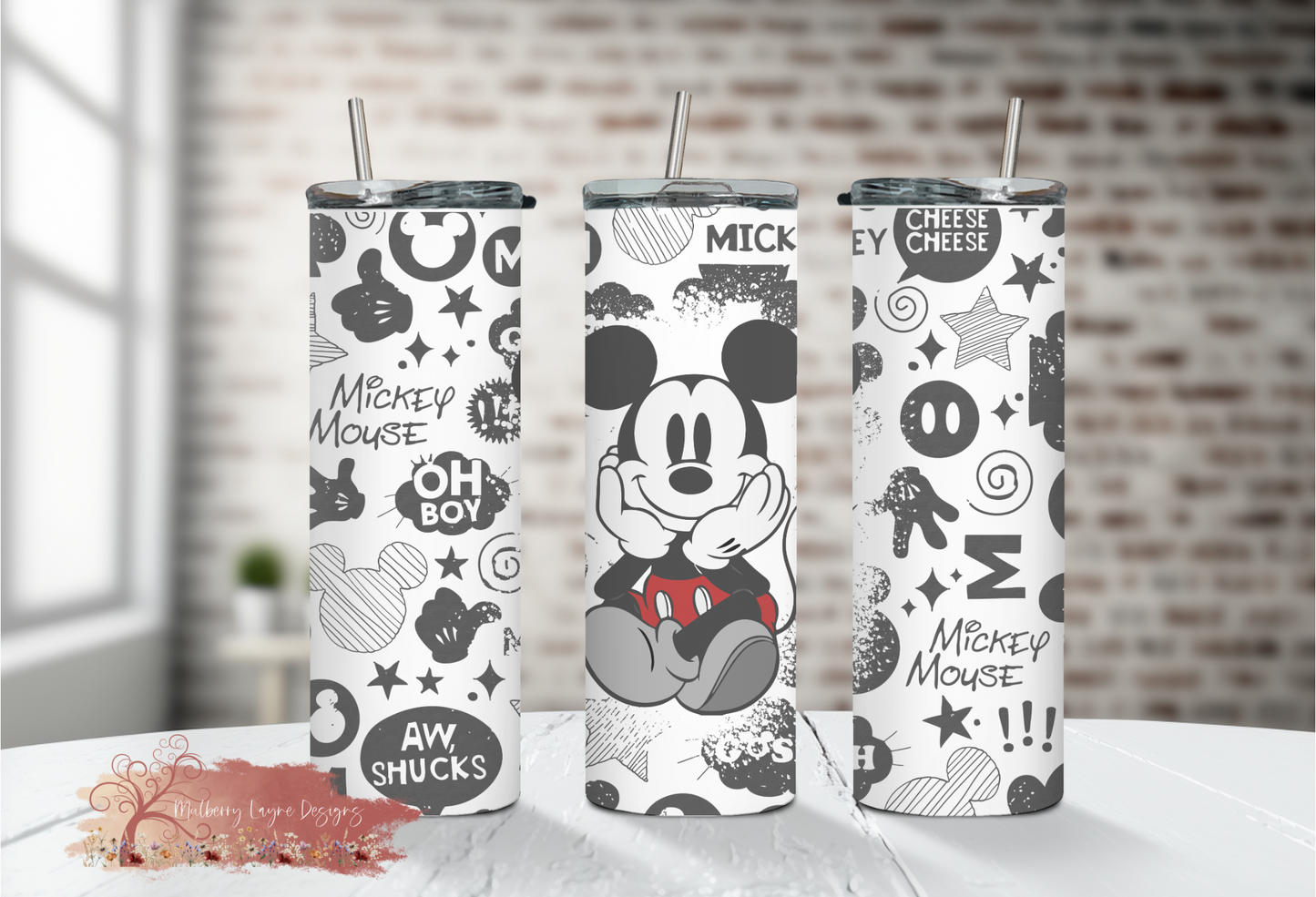 Boy Mouse Skinny Tumbler