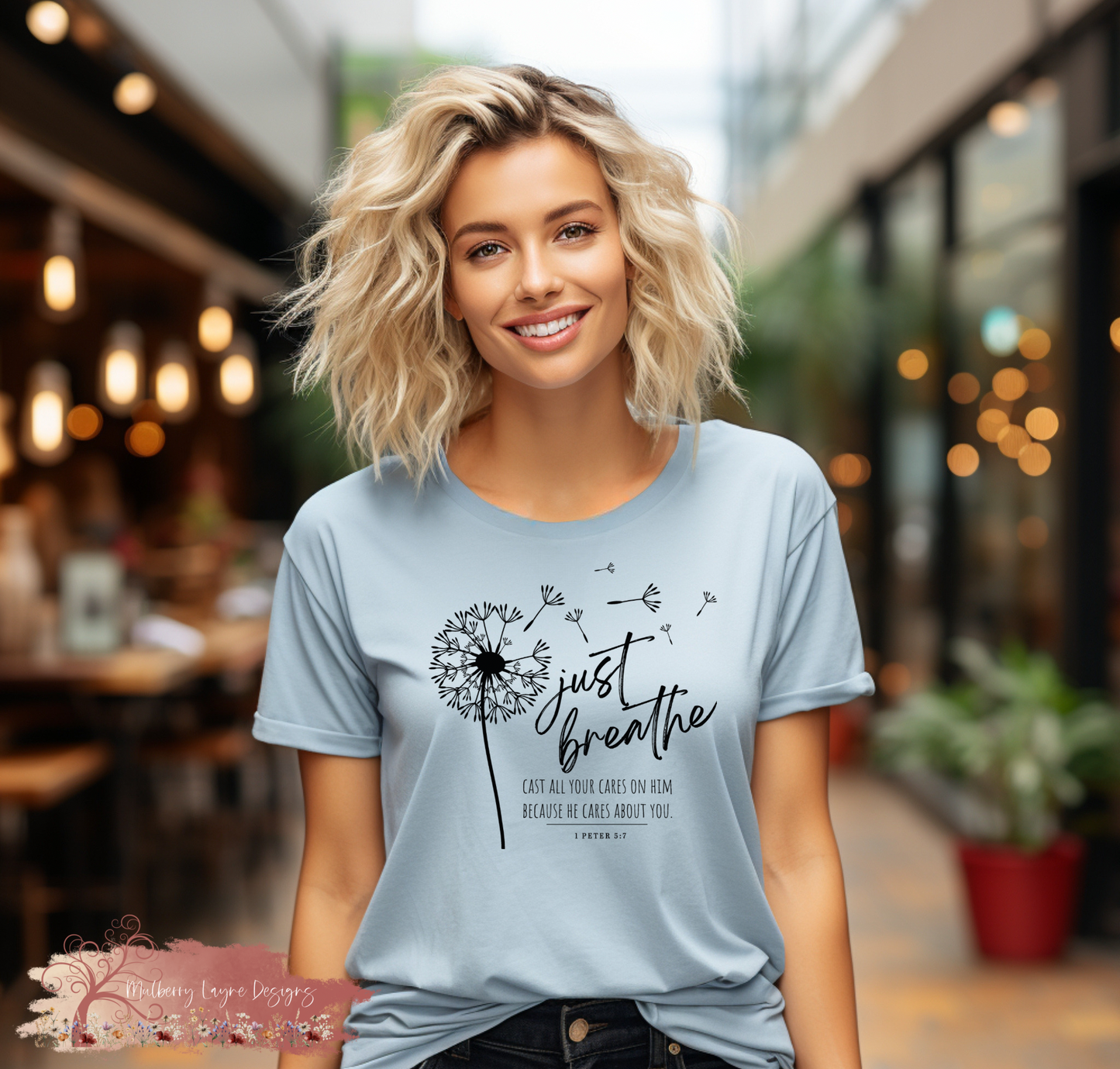 Just Breathe Dandelion T-Shirt