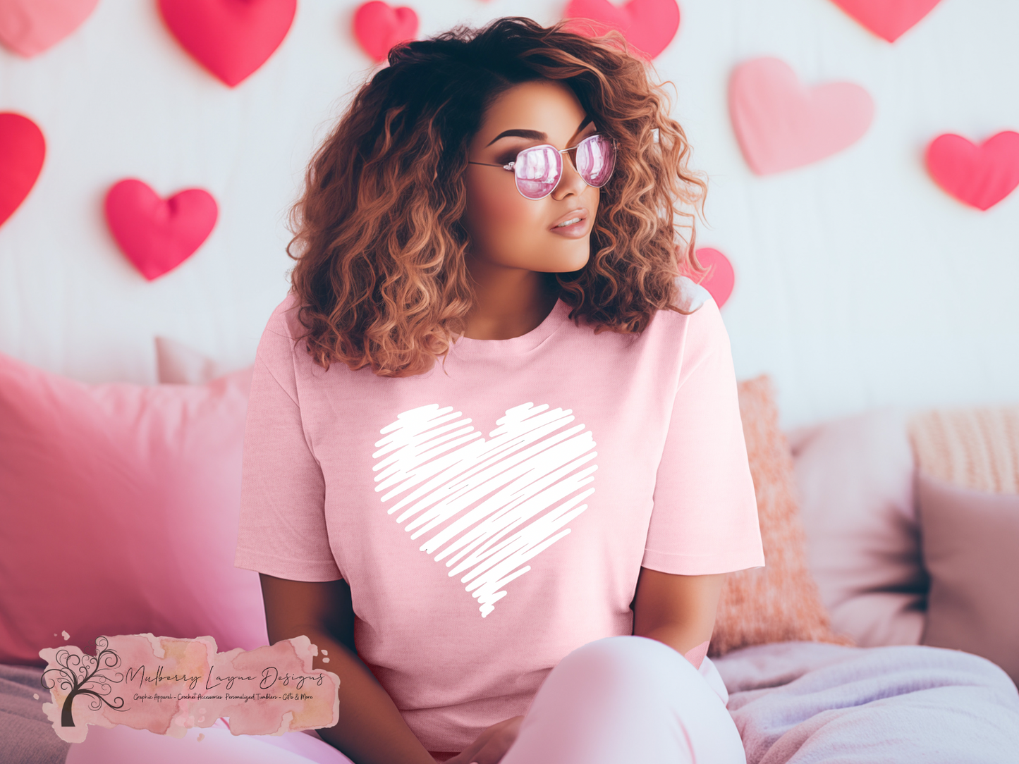 Scribble Heart T-Shirt | Heart T-Shirt