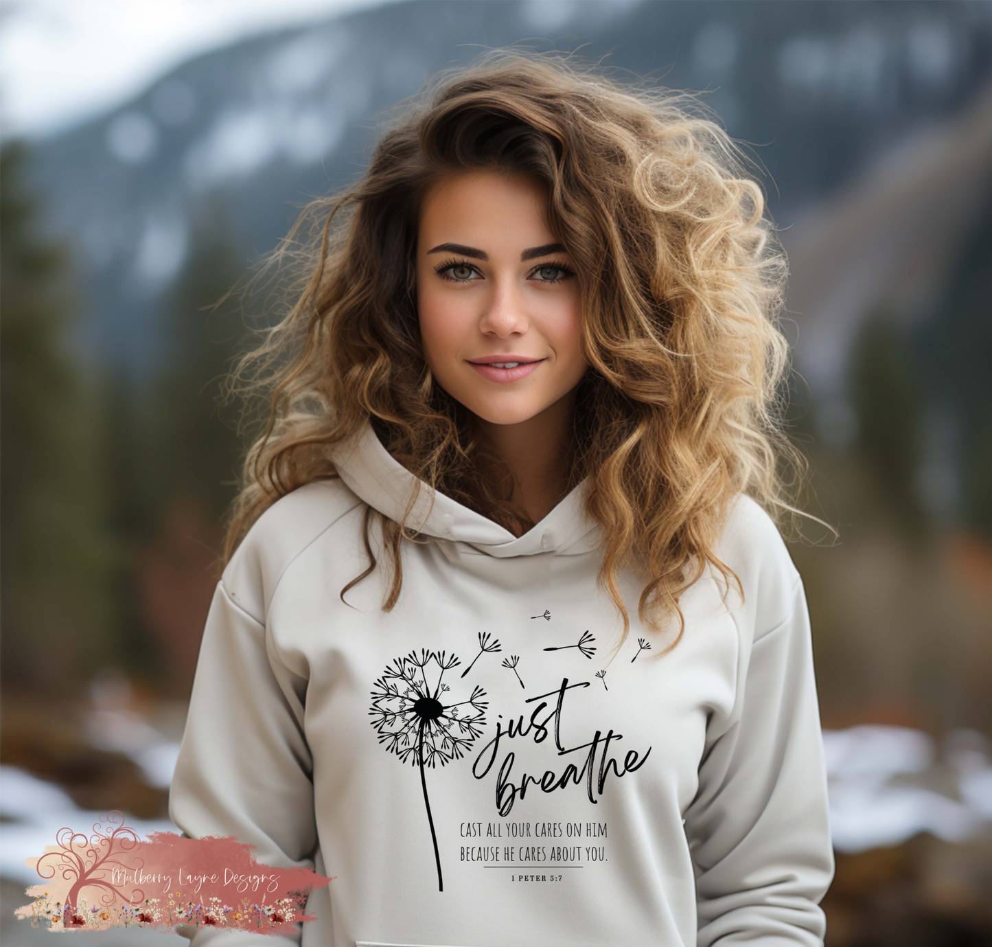 Just Breathe Dandelion Hoodie