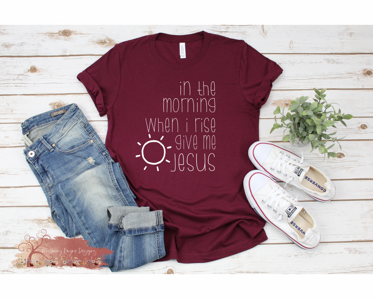 In The Morning When I Rise Give Me Jesus T-Shirt