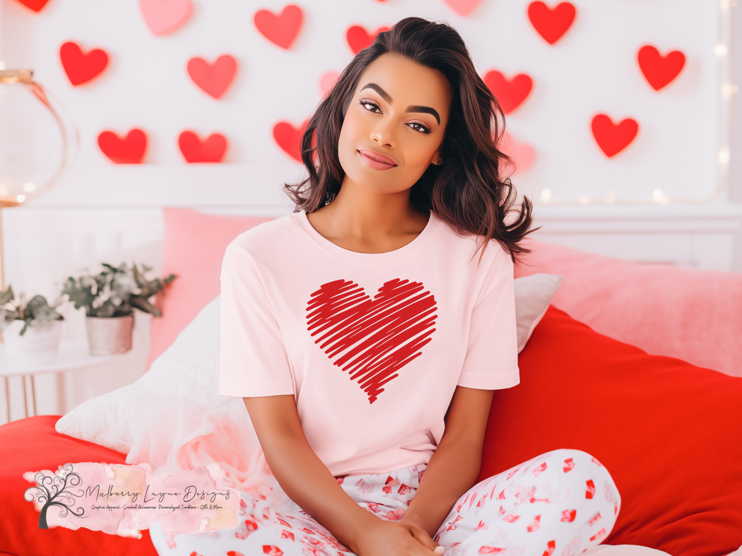 Scribble Heart T-Shirt | Heart T-Shirt