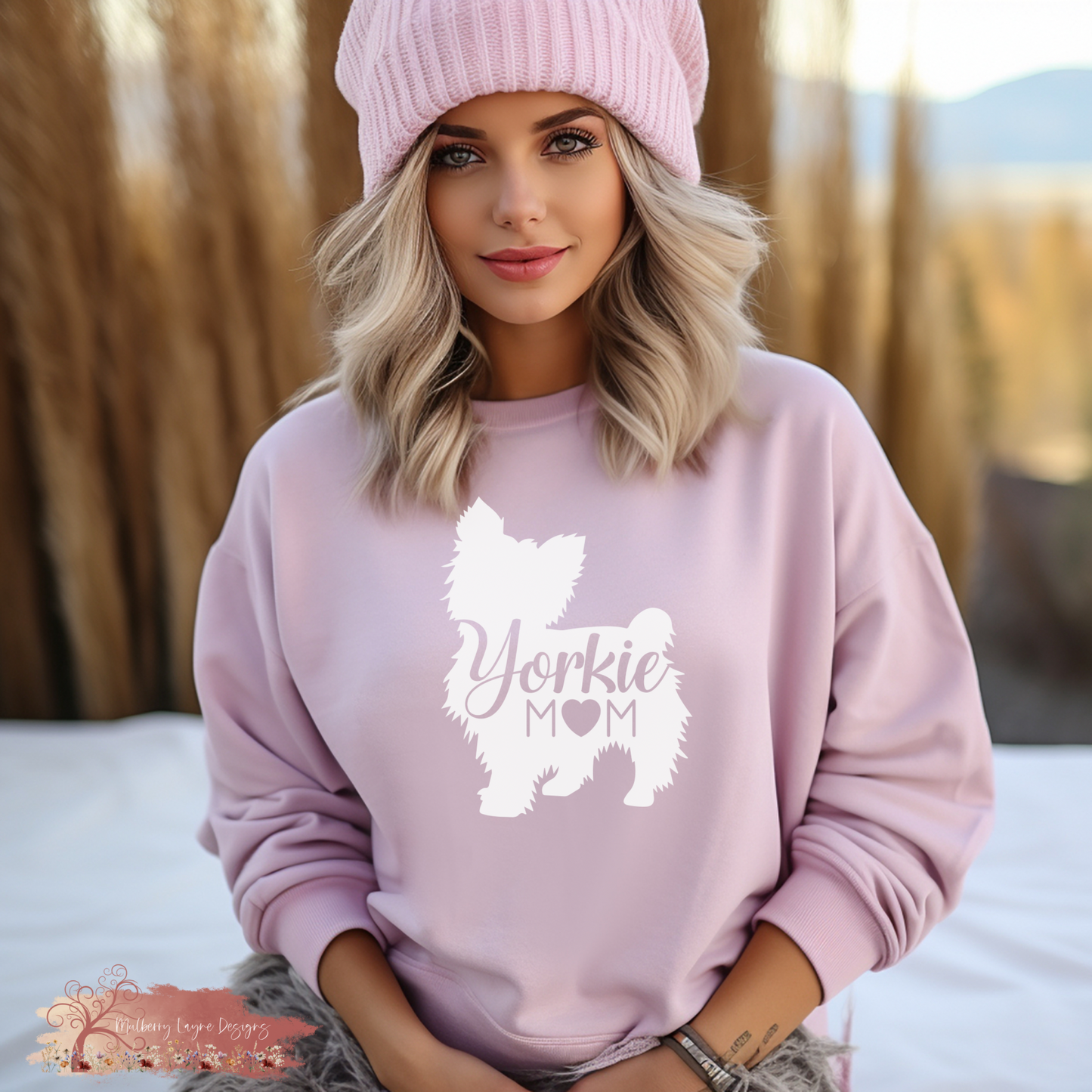 Yorkie Mom Sweatshirt