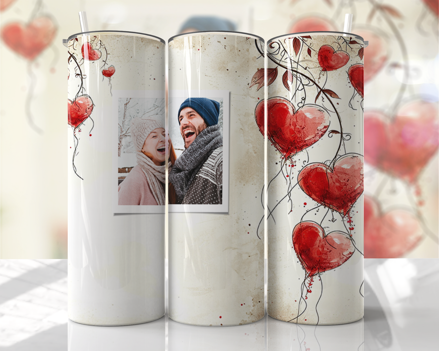 Valentine’s Day Skinny Tumbler