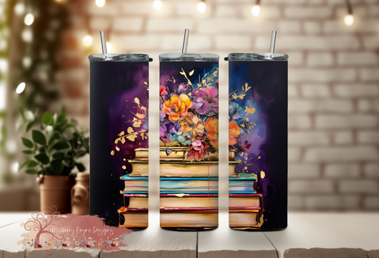 Book Lover Skinny Tumbler