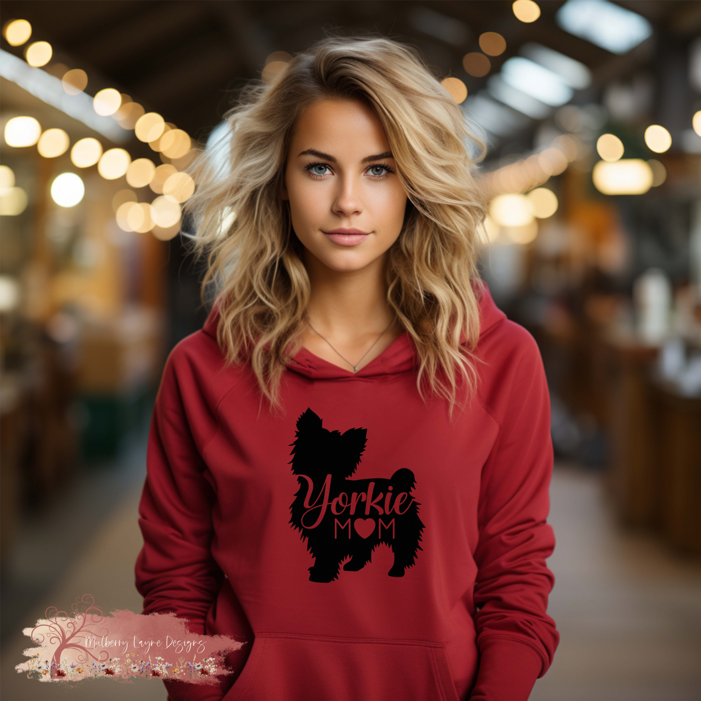 Yorkie Mom Hoodie