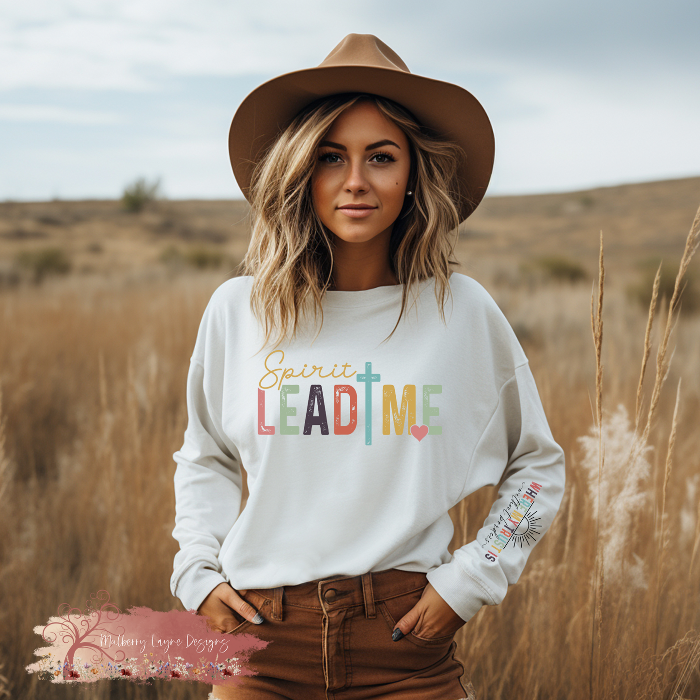 Spirit Lead Me Where My Trust Is Without Borders Sweatshirt