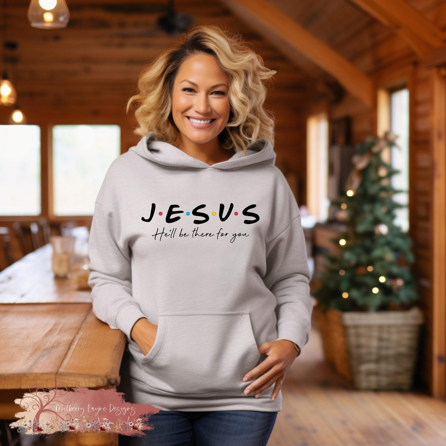 Jesus He’ll Be There For You/Christian Hoodie