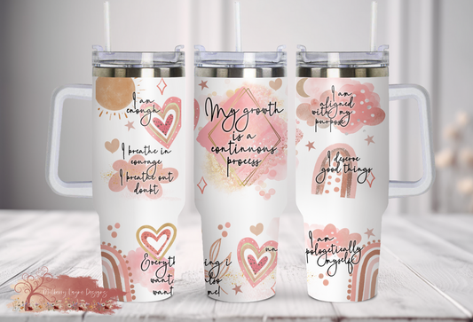 Boho Affirmations 40oz Tumbler