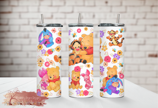 Honey Bear And Friends Skinny Tumbler