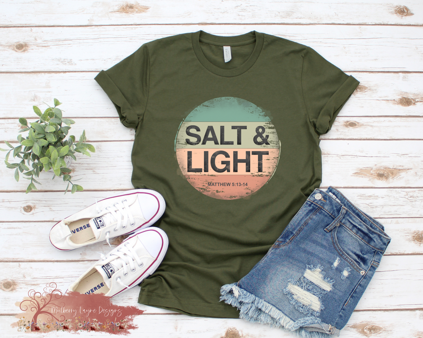 Salt & Light T-Shirt | Christian T-Shirt