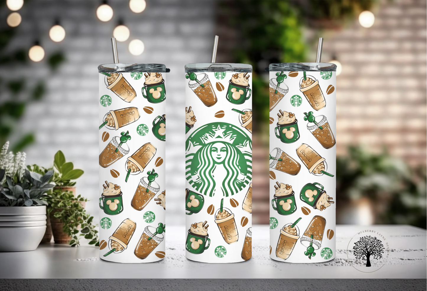 Coffee House Skinny Tumbler