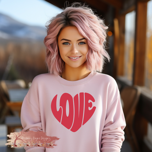 Love Valentine Sweatshirt