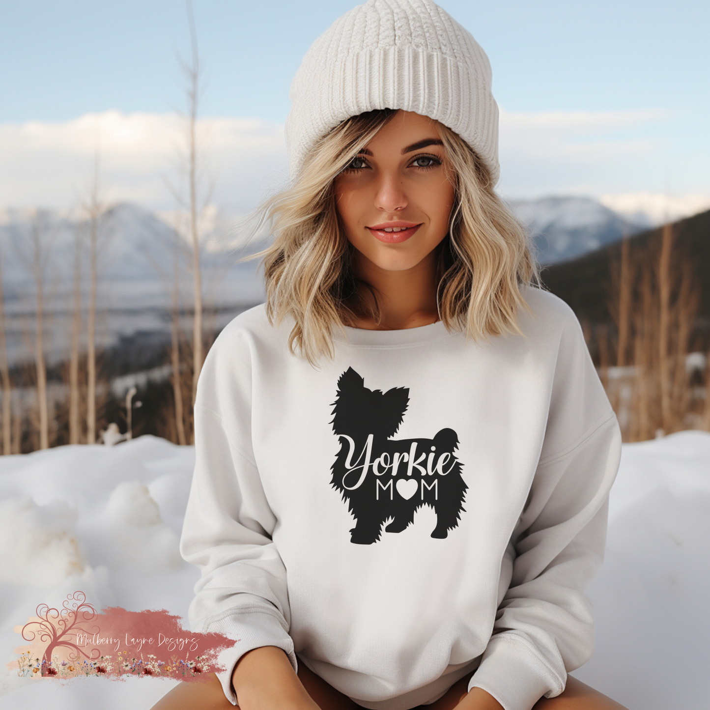 Yorkie Mom Sweatshirt