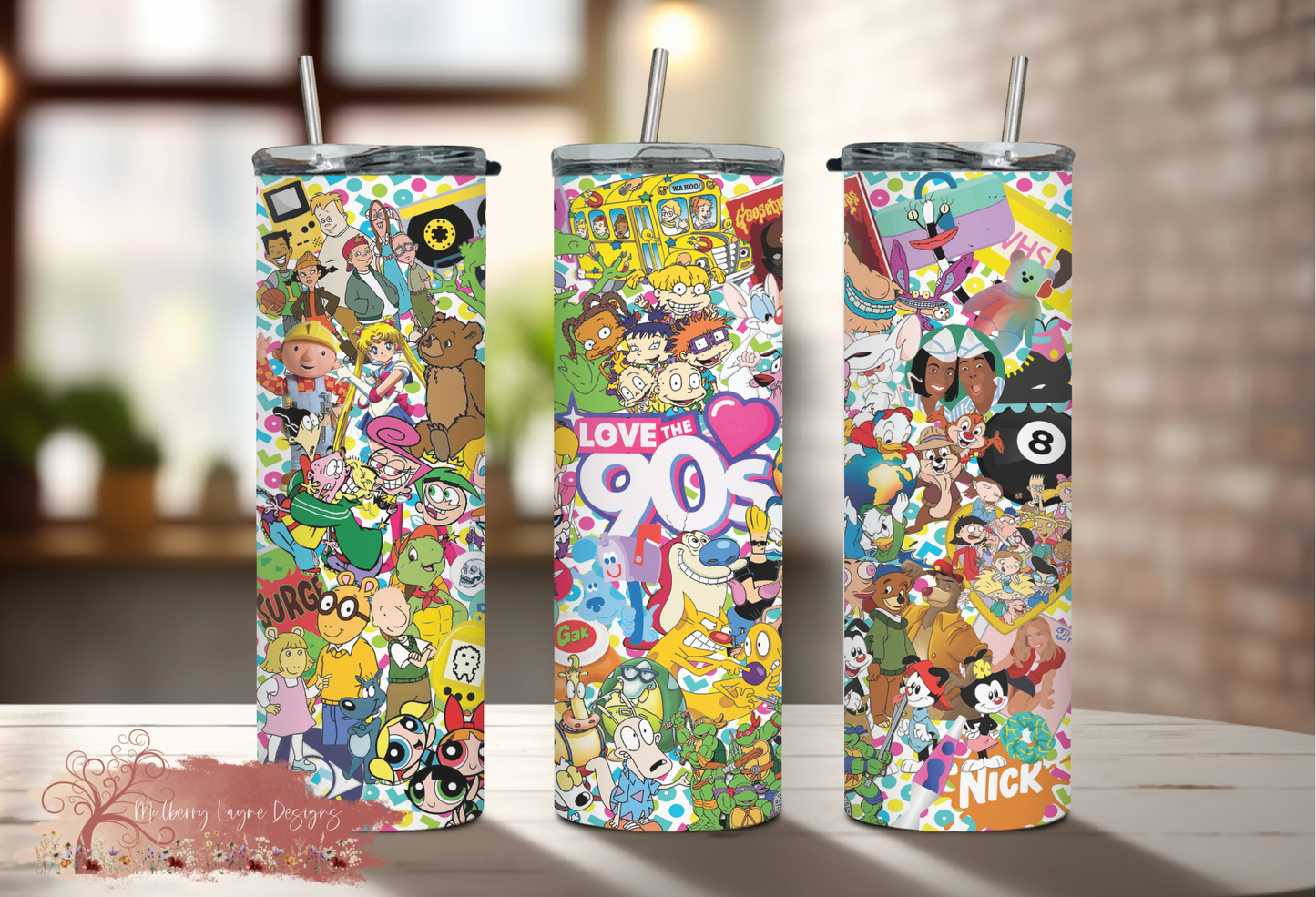 I  Love The 90’s Skinny Tumbler