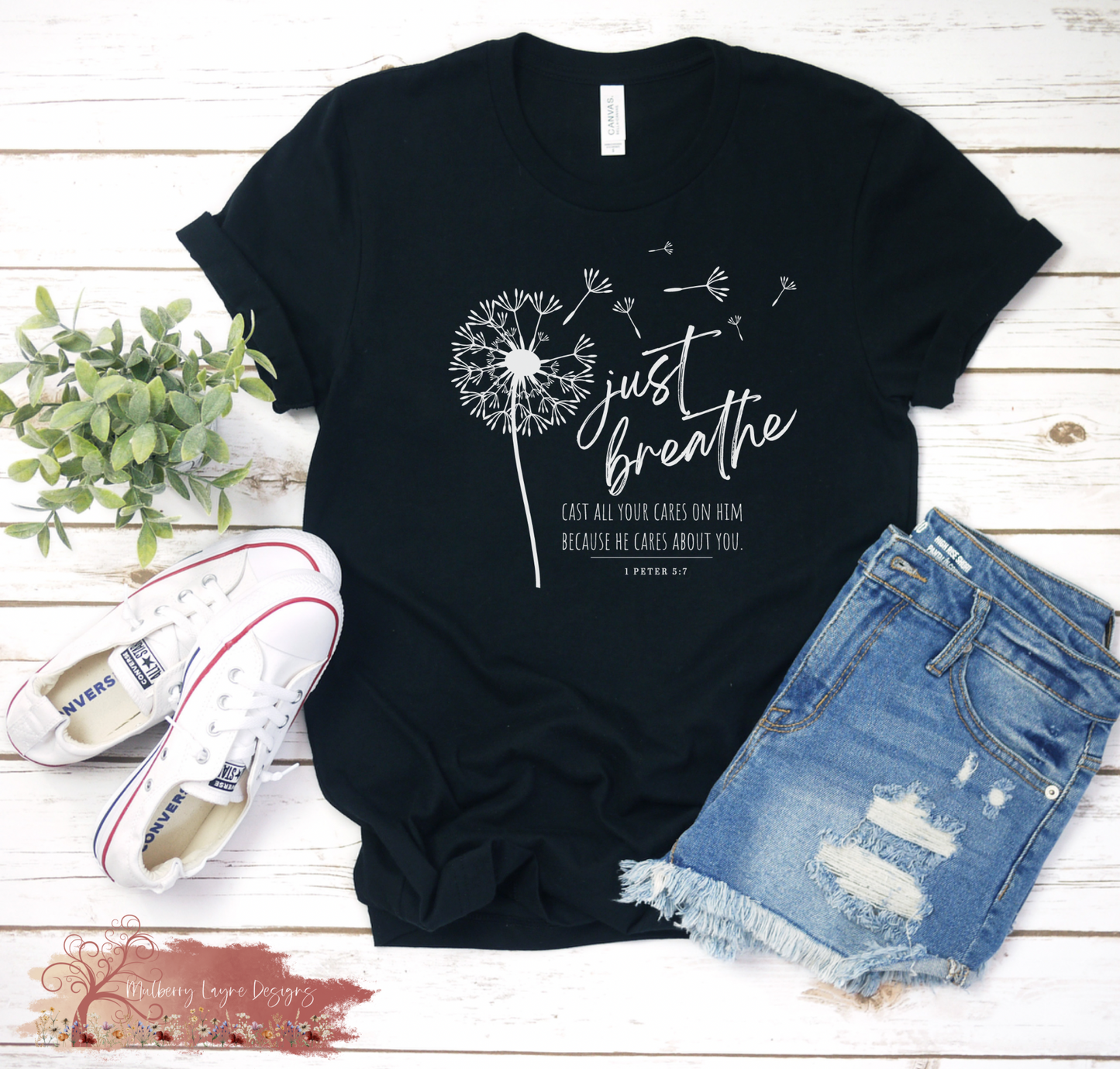 Just Breathe Dandelion T-Shirt