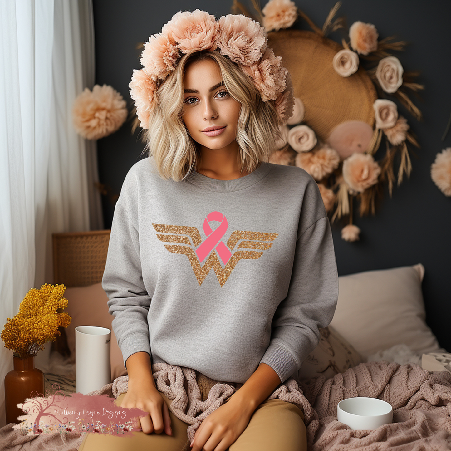 Breast Cancer Awarness Sweatshirt | Inspirational Sweatshirt