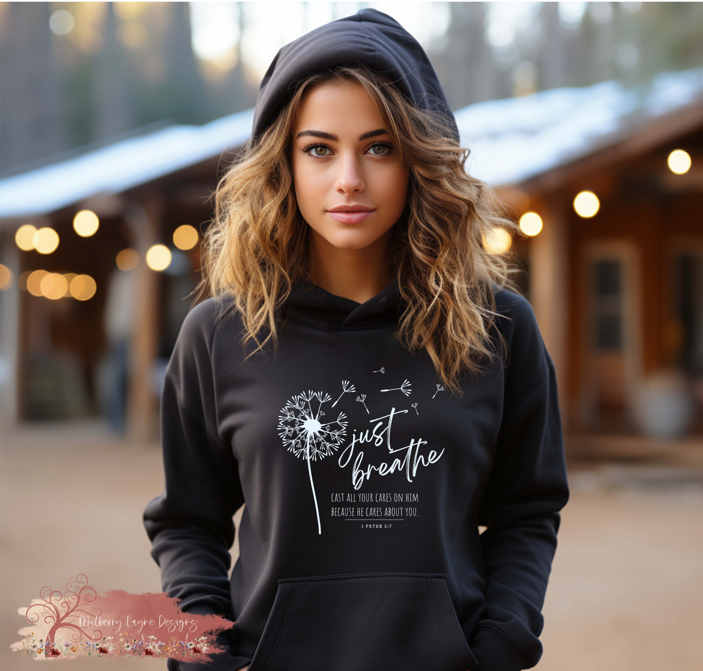 Just Breathe Dandelion Hoodie