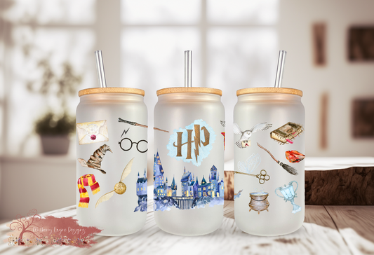 Potterhead Frosted Glass | Glass Can