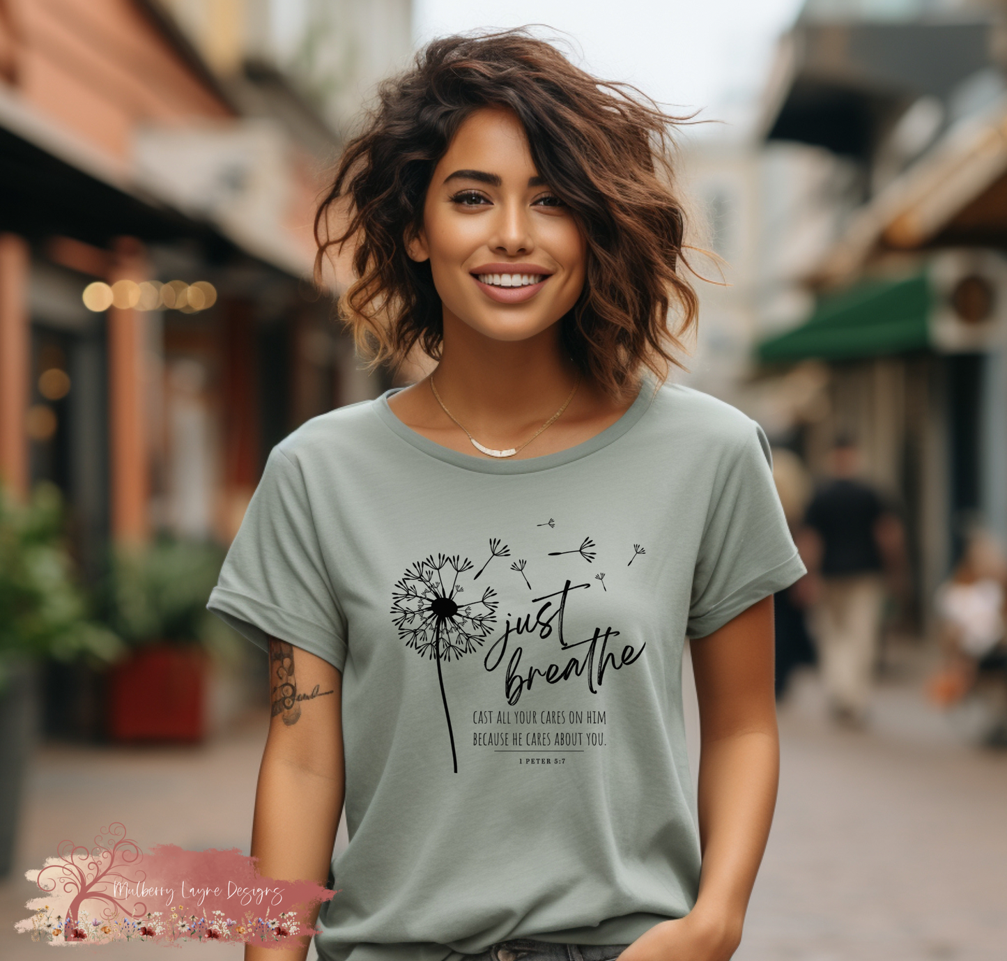 Just Breathe Dandelion T-Shirt