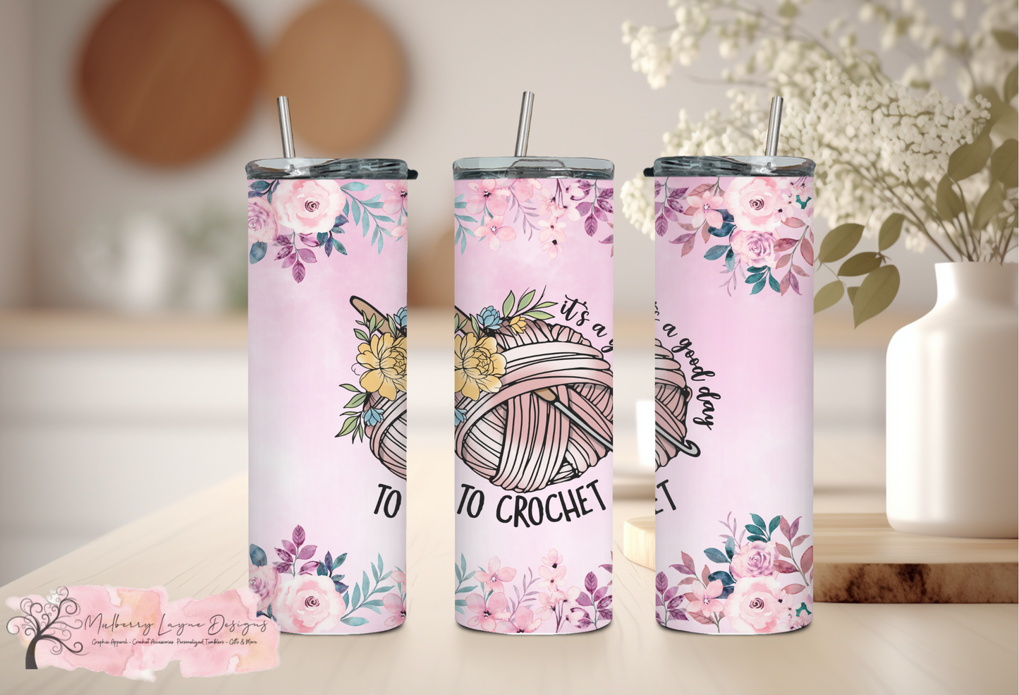 It’s A Good Day To Crochet Skinny Tumbler